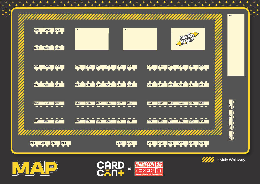 Card Con Plus x Anime Con Vendor Table